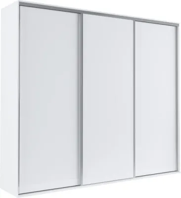 Obrázek produktu pro Třídveřová šatní skříň 277 cm AMBOY 8 - bílá
