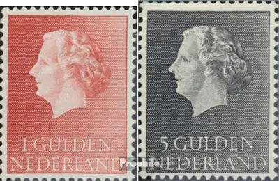 Produktbild von Briefmarken Niederlande 1954 Mi 647-648 (kompl.Ausg.) postfrisch Juliana