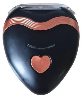 Image de Verk 24524 Mini rasoir électrique coeur noir