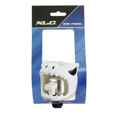 Produktbild von XLC Crazy Stuff Glocke Crazy Stuff Skull (auf Karte), weiß (1 Stück)