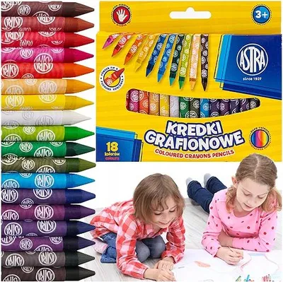 Obrázek produktu pro Pastelky Graphion 18 barev Astra