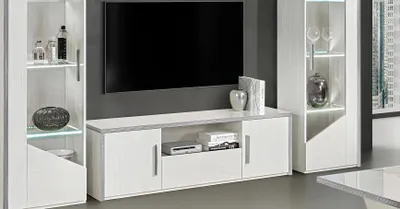Obrázek produktu pro rtv design příborník tv nízký komoda skříňka moderní bílý nábytek
