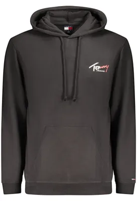 Immagine prodotto di Tommy Hilfiger Jeans 519704, felpa con cappuccio da uomo, colore: nero. Taglia: XL. Misura: XL