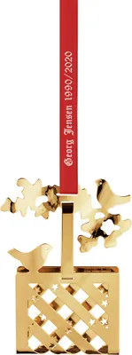 Immagine prodotto di Georg Jensen - Cestino natalizio 1990/2020, placcato oro