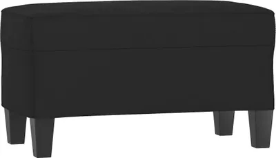 Obrázok produktu pre vidaXL Lavica čierna 70x35x41 cm Tkanina z mikrovlákna