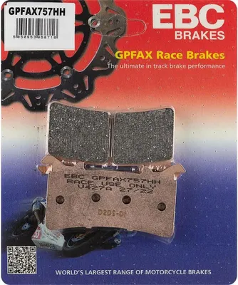 Produktbild von Ebc Gpfa Rac Gpfax757hh Sinterbremsbeläge Durchsichtig Durchsichtig One Size