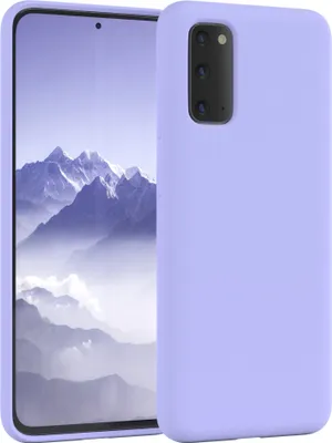 Produktbild von EAZY CASE Silikonhülle für Samsung Galaxy S20 Silikon Backcover Schutz in Violett