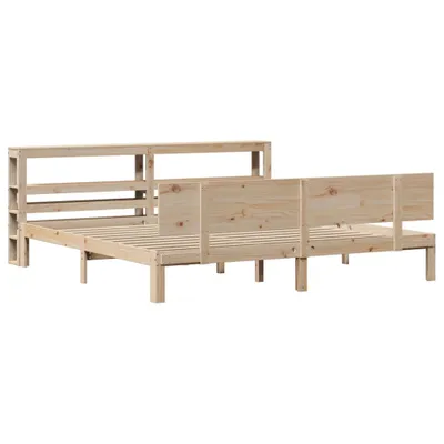 Produktbild von Bettgestell mit Kopfteil ohne Matratze 200x200 cm