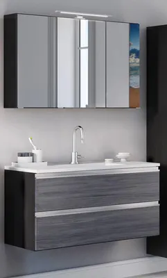 Produktbild von Waschtisch-Set Badmöbel Gästebad Handwaschplatz Gäste-WC Waschplatz "Arezzo III"