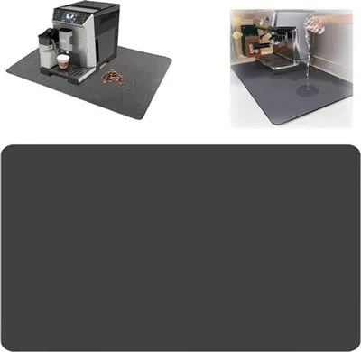Productafbeelding van Kleine afvoermat van 60 x 50 cm, geschikt voor koffiemachines, keukens en spoelbakken