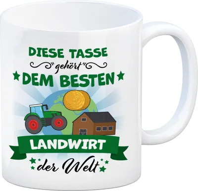 Produktbild von Bester Landwirt der Welt Kaffeebecher