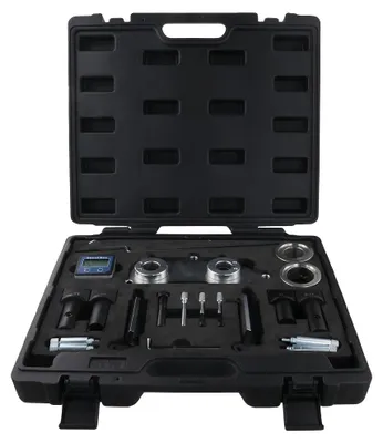 Produktbild von Motorsteuerwerkzeugset, Nockenwellen-Sicherungstool, Riemenscheibenhalter, Box-Set