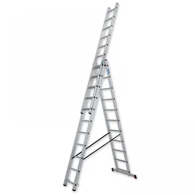 Produktbild von Krause Corda Aluminium-Vielzweckleiter 3x11 Sprossen