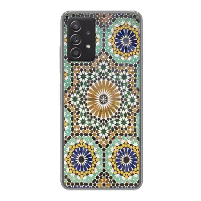 Produktbild von MuchoWow® Handyhülle Schutzhülle Hülle für Samsung galaxy a73 Eine Nahaufnahme eines marokkanischen Mosaiks Silikon Softcase Handy Hülle - Handyhülle