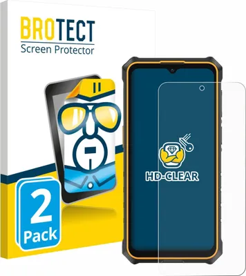 Produktbild von 2x Für Ulefone RugKing 3 Pro Schutzfolie BROTECT Displayschutz Display Schutz Folie Klar Transparent