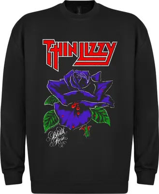 Produktbild von Thin Lizzy Black Rose Sweatshirt