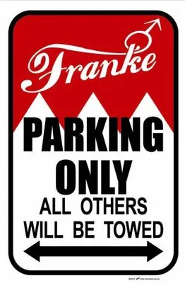 Produktbild von Hinweisschild - Parkschild - Franke... - 303095-1 -