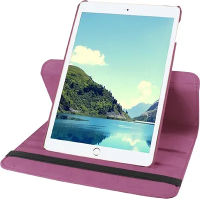 Produktbild von Schutzhülle für iPad Mini 4/5/6 Tablet Hülle Schutz Tasche Case Cover Lila 360 Grad drehbar Rotation Bumper