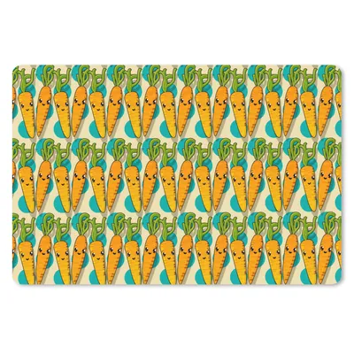 Produktbild von MuchoWow® Mauspad Mousepad Muster - Lebensmittel - Karotte 27x18 cm - Mousepads - Maus Mat - Pad - Mausunterlage - Büroartikel - Desk Matten