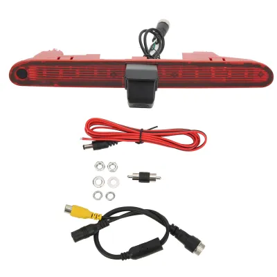 Image de Caméra de recul avec feu stop 170° grand angle, montage en hauteur, remplacement de la caméra de recul pour Citroën Berlingo 2008-2016