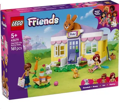 Zdjęcie produktu dla LEGO Friends Hotel dla królików w mieście Heartlake, Zestaw do budowania, 5 lat(a), Plastik, 161 szt., 308 g