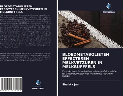 Produktbild von Bloedmetabolieten Effecteren Melkvetzuren In Melkbufffels