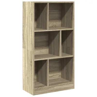 Obrázek produktu pro vidaXL Knihovna Sonoma dub 57x28,5x107,5 cm Materiál na bázi dřeva