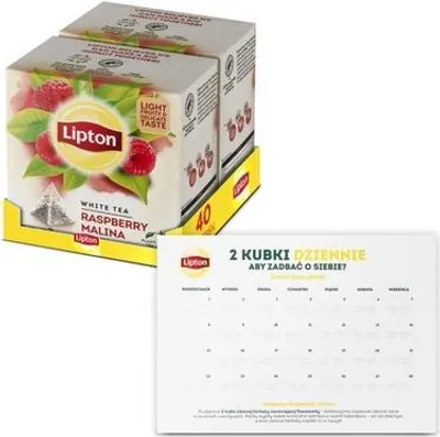 Produktbild von Lipton Weißer Tee Himbeertraum, 20er Pack