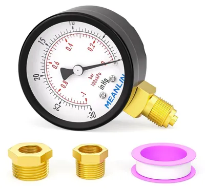 Produktbild von Vakuum-Manometer mit Druckbereich von -1 bis 0 Bar, für Untermontage