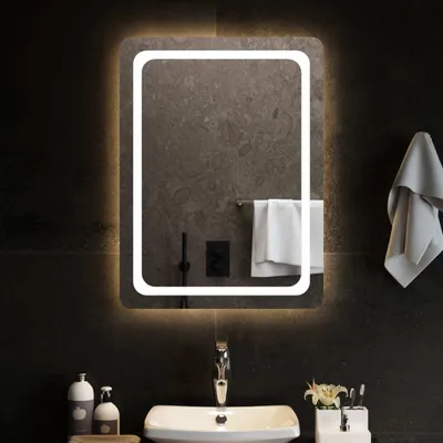 Produktbild von The Living Store LED-Badspiegel 60x80 cm