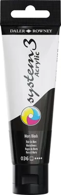 Obrázok produktu pre Daler Rowney System3 Akrylová farba Mars Black 59 ml 1 ks