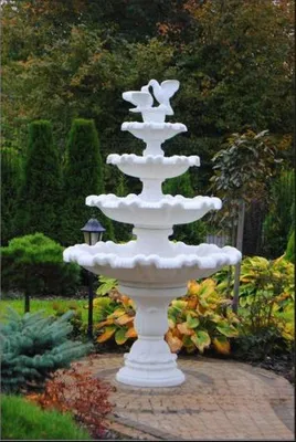 Zdjęcie produktu dla Fontanna ogrodowa Fontanna ogrodowa 213cm Fontanna kamienna Fontanna ogrodowa Fontaine New