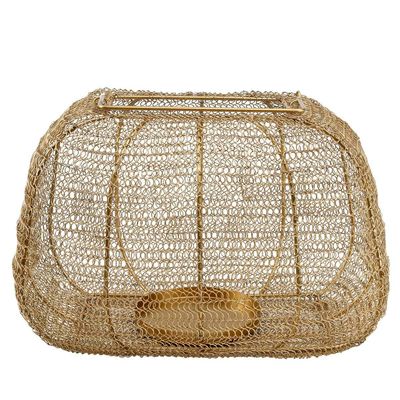 PTMD Laterne Rayna - 35x24x22 cm - Metall - Gold