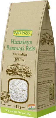 Zdjęcie produktu dla Rapunzel 406211, Ziarno ryżu, 1 kg, India, 363 kcal, 1540 kJ, 1,2 g