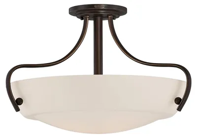 Immagine prodotto di Lampada A Soffitto Contemporanea Chantilly Metallo Bronzo Palladiano 3 Luci E27