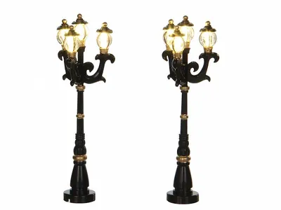 Productafbeelding van Kerstfiguur Lantern set of 2 Luville