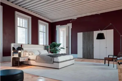 Produktbild von Schlafzimmer Set Bett 2xNachttische Kleiderschrank 4tlg Design Luxus neu