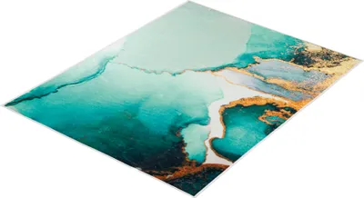Produktbild von Kleine Wolke Badteppich TEAL Petrol 50 x 60 cm