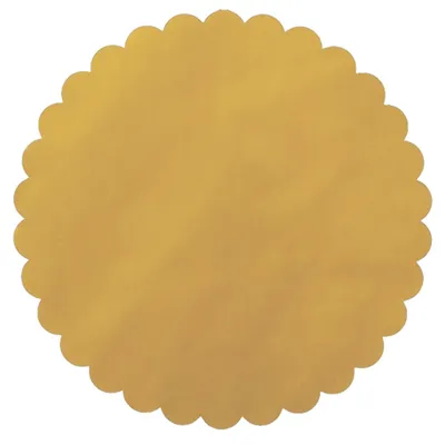50 Tüllschleier für Hochzeit, 24 cm Ø, Gold