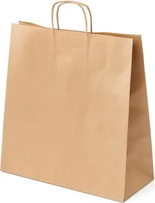 Zdjęcie produktu dla Torba Papierowa Na Prezent 305x170x425 Brązowa Gładka