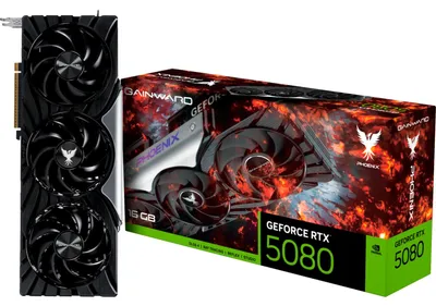 Productafbeelding van GeForce RTX 5080 Phoenix V1 (met DLSS 4, 3x DisplayPort, 1x HDMI 2.1)
