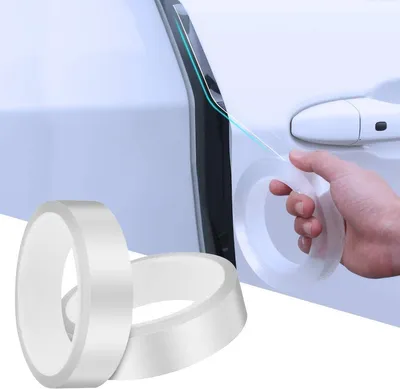 Imagen del producto de Película protectora transparente, 3 cm x 10 m, universal, para puertas de automóviles