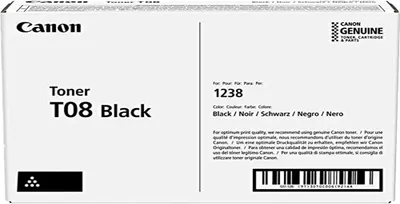 Zdjęcie produktu dla Canon T08 - Schwarz - original - Tonerpatrone - fr i-SENSYS X 1238i, X 1238iF, X 1238p, X 1238Pr
