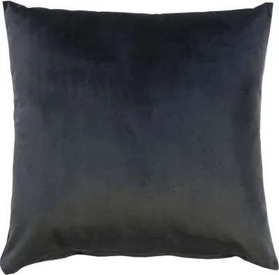 Produktbild von Home Wohnideen Kissenhülle Samt Uni 40 x 40 cm Schwarz