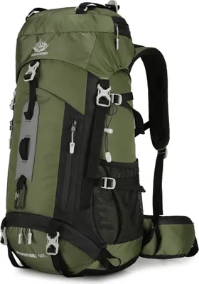 Produktbild von Wasserdichter Rucksack-Bergsteigerrucksack, 60 l, Wanderrucksack, grosses Fassungsvermoegen, Camping-Rucksack