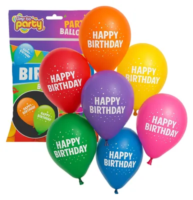 Imagen del producto de Globos de látex de colores para cumpleaños, para inflar con helio, set para fiestas, 25 unidades