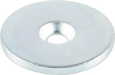 Produktbild von Gegenplatte für Magnete Edelstahl rund Ø 34 mm 2 Stück
