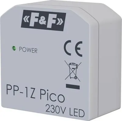 Zdjęcie produktu dla F&F | Miniaturowy przekaźnik elektromagnetyczny PP-1Z-LED - 230V - Kompaktowy - Wysoka wydajność - IP20