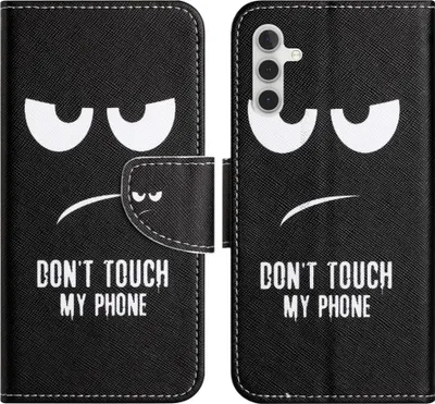 Produktbild von Samsung Galaxy A34 Hülle - Coverup Klapphülle - Don't Touch