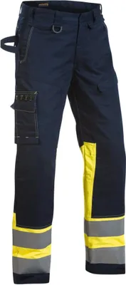 Produktbild von Blakläder Multinorm-Bundhose, marineblau / gelb, Konfektionsgröße 50